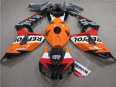 2006-2007 Orange Repsol Honda CBR1000RR Motorcycle Fairings Canada
