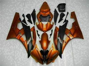 2006-2007 Orange Yamaha YZF R6 Motorcycle Fairings Canada