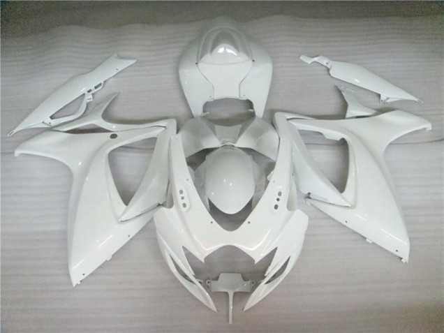 2006-2007 Pearl White Suzuki GSXR 600/750 Motorcycle Fairings Canada 2006-2007 Pearl White Suzuki GSXR 600/750 Motorcycle Fairings Canada