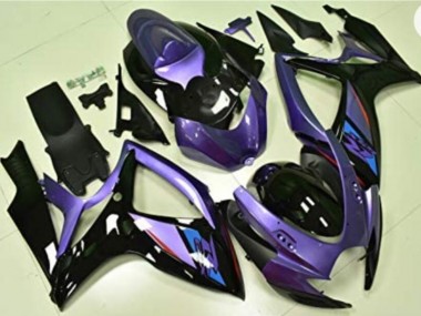 2006-2007 Purple Black Suzuki GSXR 600/750 Motorcycle Fairings Canada
