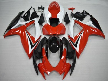 2006-2007 Red Black Suzuki GSXR 600/750 Full Fairing Kit Canada