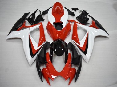 2006-2007 Red Black Suzuki GSXR 600/750 Full Fairing Kits Canada
