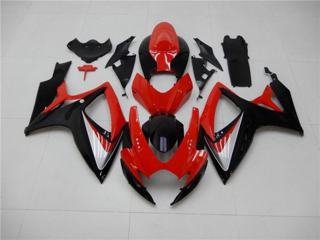 2006-2007 Red Black Suzuki GSXR 600/750 Plastics Fairing Kits Canada 2006-2007 Red Black Suzuki GSXR 600/750 Plastics Fairing Kits Canada
