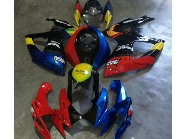 2006-2007 Red Blue Suzuki GSXR 600/750 Motorcycle Fairings Canada 2006-2007 Red Blue Suzuki GSXR 600/750 Motorcycle Fairings Canada