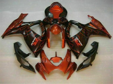 2006-2007 Red Suzuki GSXR 600/750 Motorcycle Fairings Canada