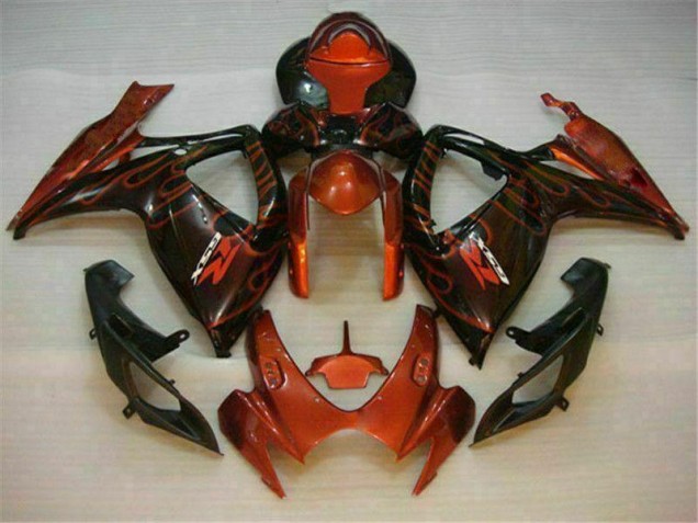 2006-2007 Red Suzuki GSXR 600/750 Motorcycle Fairings Canada 2006-2007 Red Suzuki GSXR 600/750 Motorcycle Fairings Canada