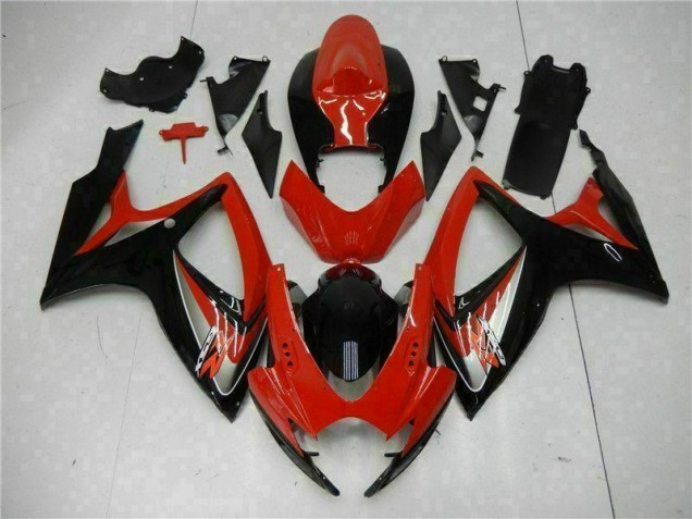 2006-2007 Red Suzuki GSXR 600/750 Plastics Fairing Kits Canada 2006-2007 Red Suzuki GSXR 600/750 Plastics Fairing Kits Canada