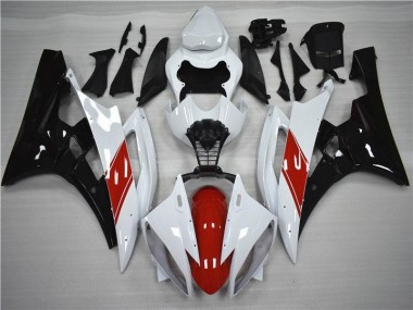 2006-2007 Red White Black Yamaha YZF R6 Motorcycle Fairings Canada
