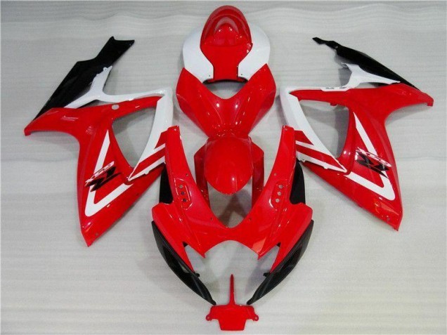2006-2007 Red White Suzuki GSXR 600/750 Motorcycle Fairings & Bodywork Canada 2006-2007 Red White Suzuki GSXR 600/750 Motorcycle Fairings & Bodywork Canada