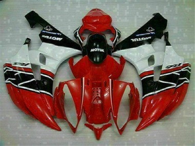 2006-2007 Red White Yamaha YZF R6 Complete Fairing Kit Canada