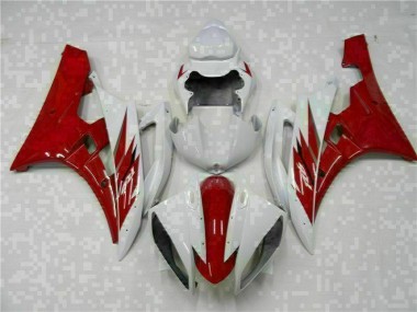 2006-2007 Red White Yamaha YZF R6 Fairing Kit & Bodywork Canada