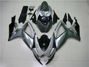 2006-2007 Silver Grey Suzuki GSXR 600/750 Plastics Fairing Kits Canada