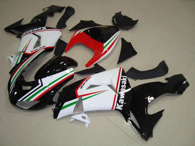 2006-2007 White and Black Kawasaki Ninja ZX10R Motorcycle Fairings Canada 2006-2007 White and Black Kawasaki Ninja ZX10R Motorcycle Fairings Canada