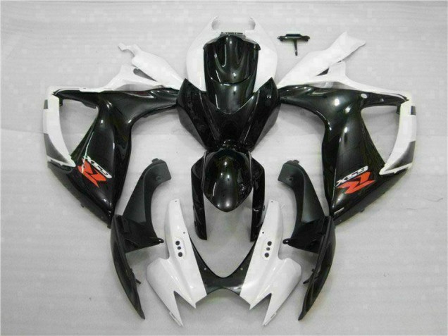 2006-2007 White Black Suzuki GSXR 600/750 Motorcycle Fairings & Bodywork Canada 2006-2007 White Black Suzuki GSXR 600/750 Motorcycle Fairings & Bodywork Canada