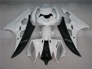2006-2007 White Black Yamaha YZF R6 Motorcycle Fairings & Bodywork Canada