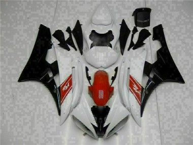 2006-2007 White Black Yamaha YZF R6 Motorcycle Fairings Canada