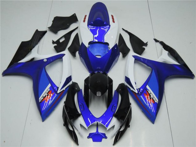 2006-2007 White Blue Suzuki GSXR 600/750 Motorcycle Fairings Canada 2006-2007 White Blue Suzuki GSXR 600/750 Motorcycle Fairings Canada