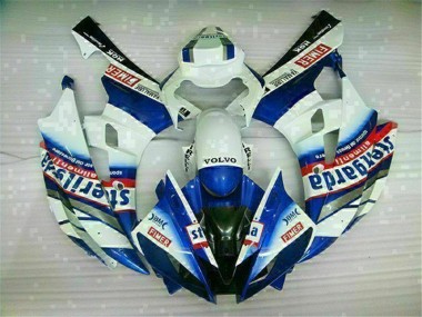2006-2007 White Blue Yamaha YZF R6 Motorcycle Fairings Canada