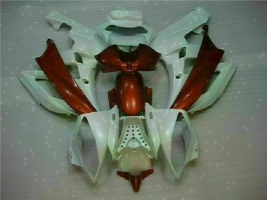 2006-2007 White Brown Yamaha YZF R6 Motorcycle Fairings Canada