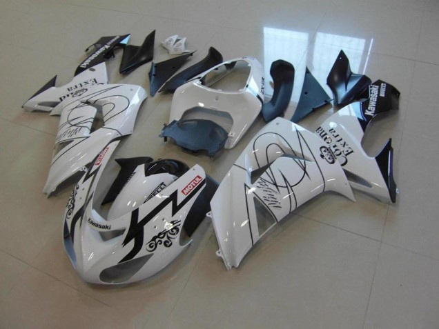 2006-2007 White Corona Kawasaki Ninja ZX10R Motorcycle Fairings Canada 2006-2007 White Corona Kawasaki Ninja ZX10R Motorcycle Fairings Canada