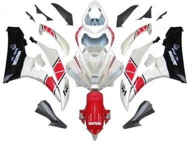 2006-2007 White Red Black Yamaha YZF R6 Motorcycle Fairings Canada