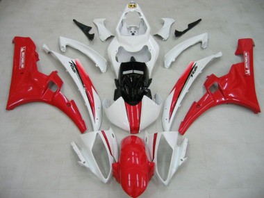 2006-2007 White Red Michelin Yamaha YZF R6 Motorcycle Fairings Canada