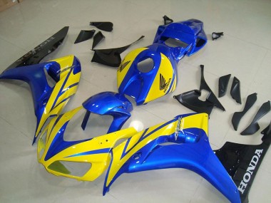 2006-2007 Yellow Blue Black Honda CBR1000RR Motorcycle Fairings Canada