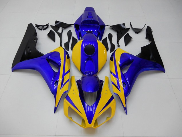 2006-2007 Yellow Blue Honda CBR1000RR Motorcycle Fairings Canada