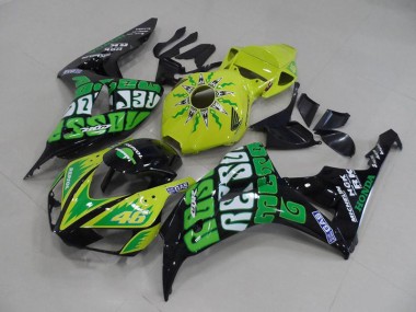 2006-2007 Yellow Green Rossi Honda CBR1000RR Motorcycle Fairings Canada