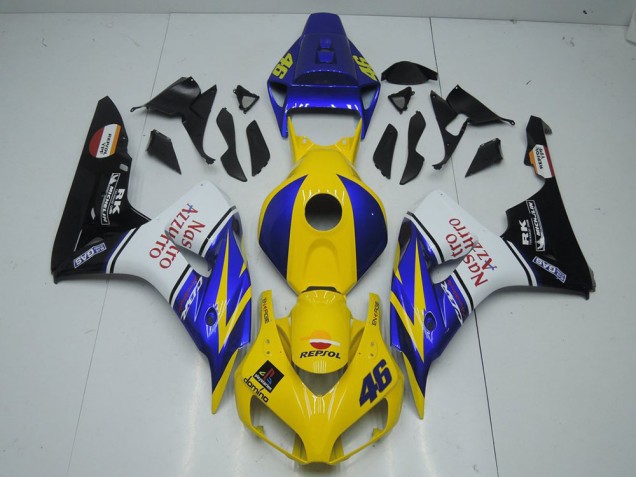 2006-2007 Yellow Nastro Honda CBR1000RR Motorcycle Fairings Canada