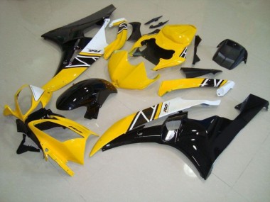2006-2007 Yellow Yamaha YZF R6 ABS Motorcycle Fairings Canada