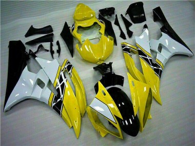 2006-2007 Yellow Yamaha YZF R6 Fairing Kit Canada