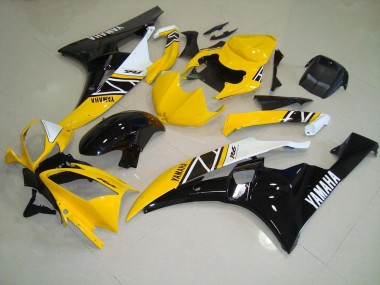 2006-2007 Yellow Yamaha YZF R6 Motorcycle Fairings Canada