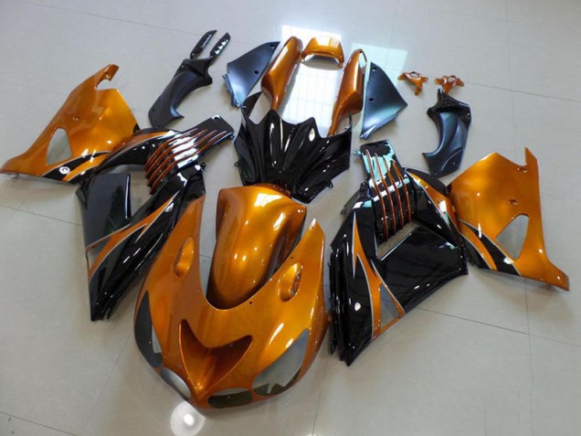 2006-2011 Brown and Black No Sticker Kawasaki Ninja ZX14R Motorcycle Fairings Canada 2006-2011 Brown and Black No Sticker Kawasaki Ninja ZX14R Motorcycle Fairings Canada
