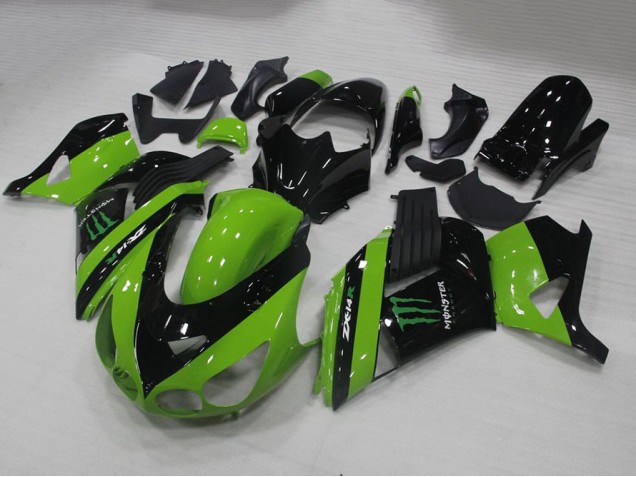2006-2011 Green Monster Kawasaki Ninja ZX14R Motorcycle Fairings Canada 2006-2011 Green Monster Kawasaki Ninja ZX14R Motorcycle Fairings Canada