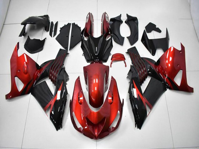 2006-2011 Red Black Kawasaki Ninja ZX14R Motorcycle Fairings Canada 2006-2011 Red Black Kawasaki Ninja ZX14R Motorcycle Fairings Canada