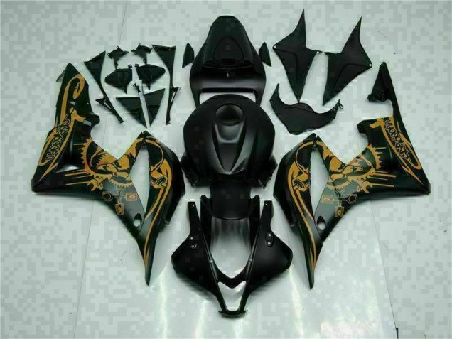 2007-2008 Black Honda CBR600RR Full Fairing Kit Canada
