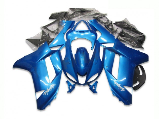 2007-2008 Blue Kawasaki Ninja ZX6R Motorcycle Fairings & Bodywork Canada 2007-2008 Blue Kawasaki Ninja ZX6R Motorcycle Fairings & Bodywork Canada