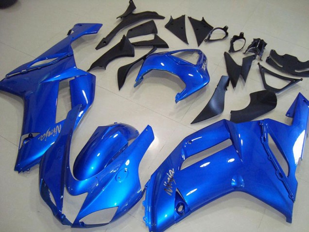 2007-2008 Blue Kawasaki Ninja ZX6R Motorcycle Fairings Canada 2007-2008 Blue Kawasaki Ninja ZX6R Motorcycle Fairings Canada