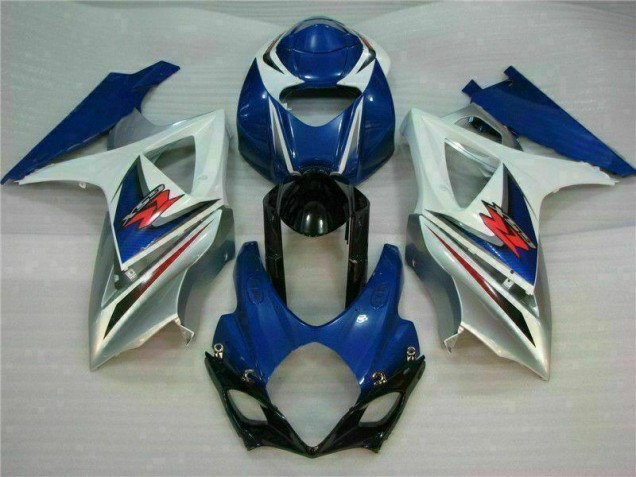 2007-2008 Blue White Suzuki GSXR 1000 Motorcycle Fairings Canada 2007-2008 Blue White Suzuki GSXR 1000 Motorcycle Fairings Canada