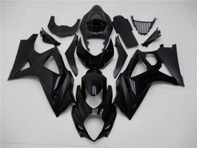 2007-2008 Glossy Matte Black Suzuki GSXR 1000 Motorcycle Fairings Canada 2007-2008 Glossy Matte Black Suzuki GSXR 1000 Motorcycle Fairings Canada