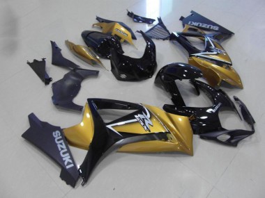 2007-2008 Gold Black Suzuki GSXR 1000 Motorcycle Fairings Canada