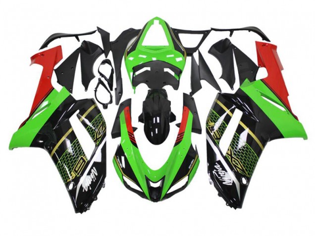2007-2008 Green Black Kawasaki Ninja ZX6R Motorcycle Fairings & Bodywork Canada 2007-2008 Green Black Kawasaki Ninja ZX6R Motorcycle Fairings & Bodywork Canada
