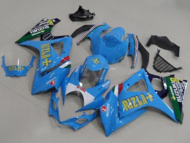 2007-2008 Light Blue Rizla Suzuki GSXR 1000 Motorcycle Fairings Canada