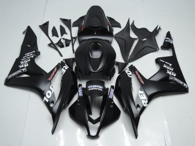 2007-2008 Matte Black Repsol Honda CBR600RR Motorcycle Fairings Canada
