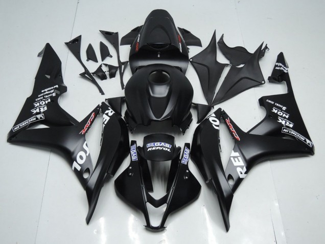 2007-2008 Matte Black Repsol Honda CBR600RR Motorcycle Fairings Canada 2007-2008 Matte Black Repsol Honda CBR600RR Motorcycle Fairings Canada