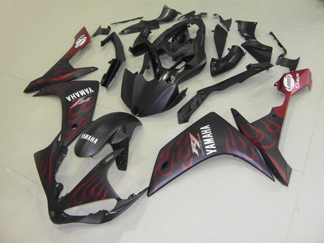 2007-2008 Matte Red Flame Yamaha YZF R1 Motorcycle Fairings Canada 2007-2008 Matte Red Flame Yamaha YZF R1 Motorcycle Fairings Canada