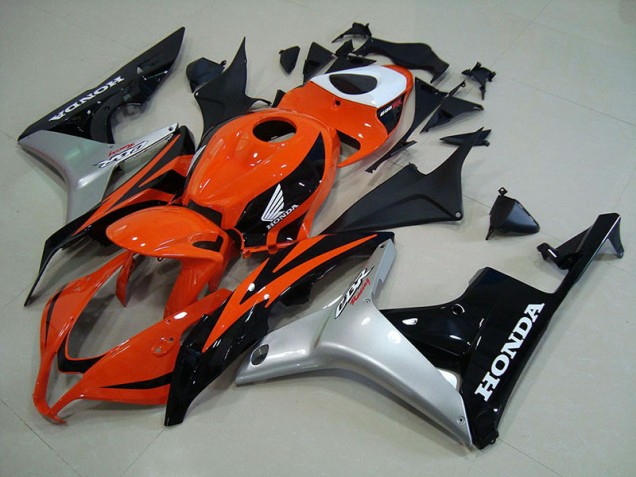 2007-2008 Orange Silver Black Honda CBR600RR Motorcycle Fairings Canada