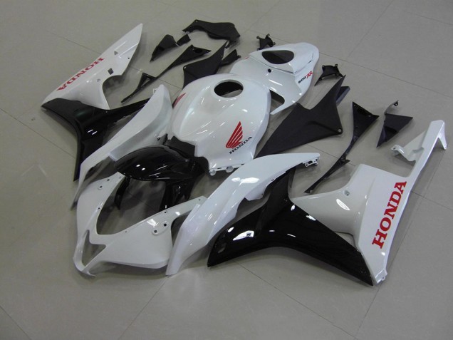 2007-2008 Pearl White Black Honda CBR600RR Motorcycle Fairings Canada