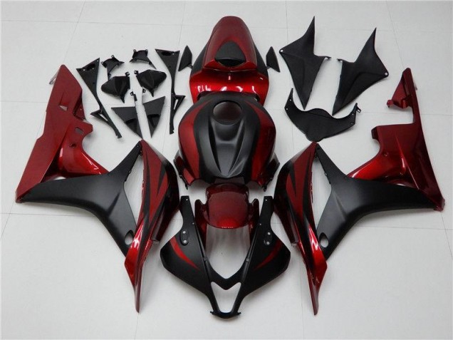 2007-2008 Red Black Honda CBR600RR Motorcycle Fairings Canada 2007-2008 Red Black Honda CBR600RR Motorcycle Fairings Canada